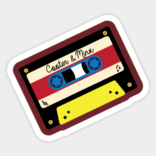 Cooter & Minx Cassette Sticker